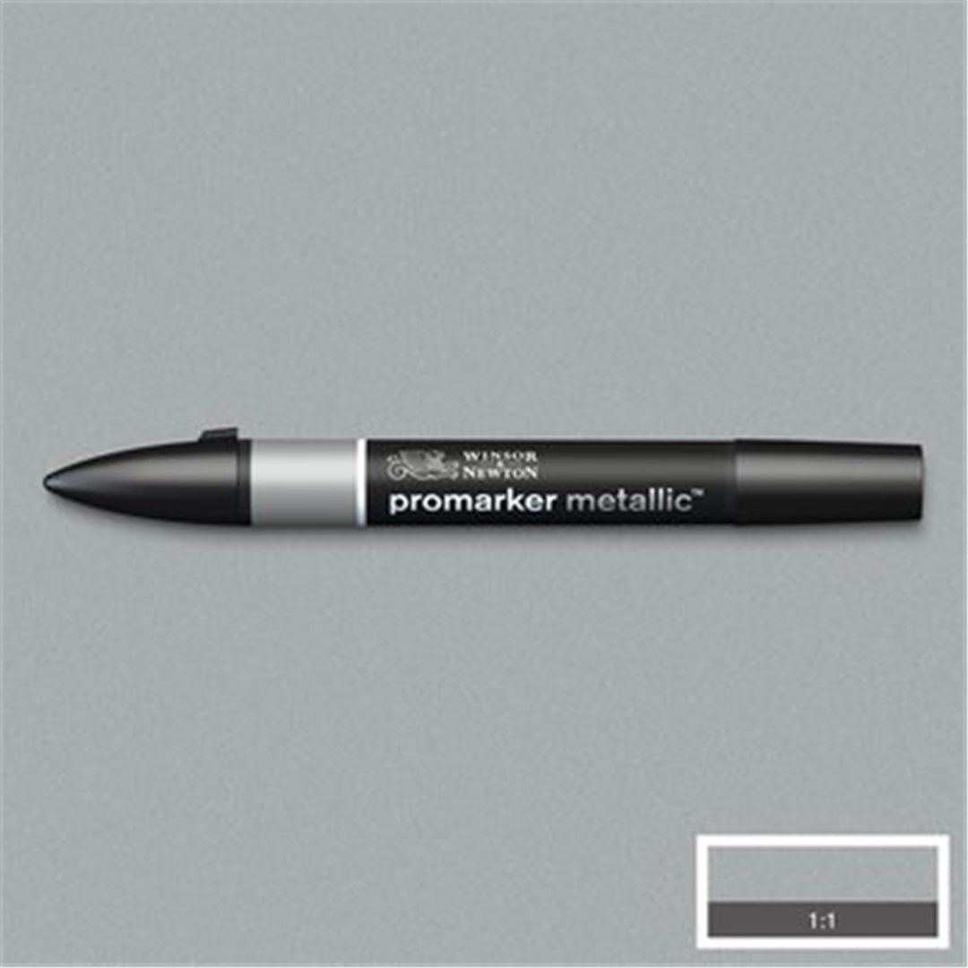 Pennarello Promarker Metallic W&N Silver (MT SIL) — immagine 2