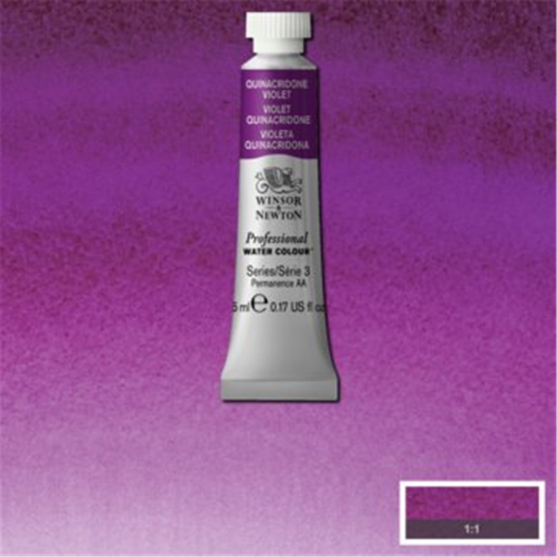Winsor & Newton Professional Water Colour Awc Tubo 5ml Serie 3 - Colore 550 Violetto Quinacridone