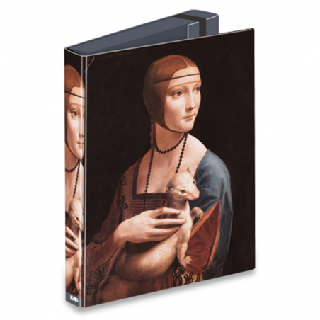 Kaos Portaprogetti D.5  Leonardo Da Vinci Dama Con Ermellino