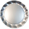 32.4 Cm Diameter Plate In Satin Silver | Ex.tra.