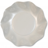 Plate Diameter 24 Cm Pearly White | Ex.tra.