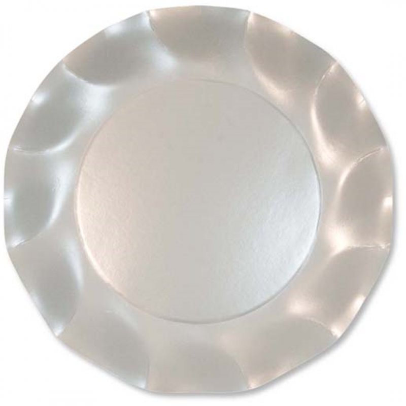 Ex.tra. Small Plate D. 21 Pearly White 10 Pcs.