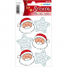 Santa And Stars Stickers Stickers | Herma