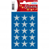 Stickers Christmas Stars Silver D2.2cm | Herma