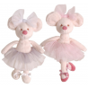 Plush 15cm Ballerina Mouse Antonia Pink / Lilac Tutu | Bukowski