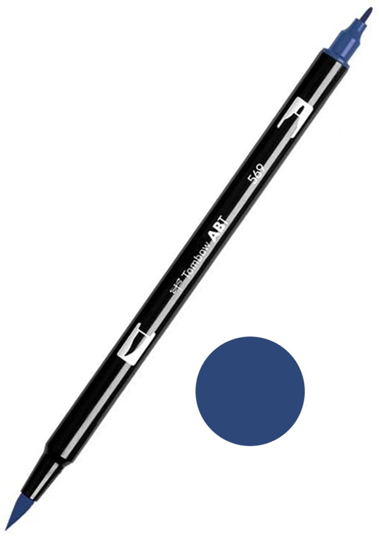 Pennarello Dual Brush 569 Jet Blue