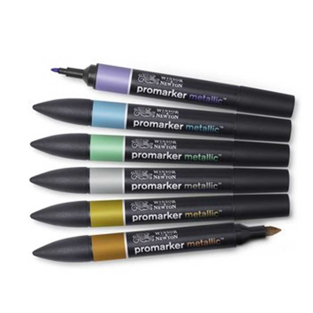 Confezione Promarker Pezzi 6 Toni Metallici — immagine 3