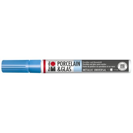 Pennarello Porcellana E Vetro 1-2 Mm Metal 752-Blu