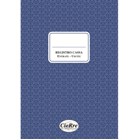 Libro Cassa Entrate Uscite Usomano 24x17 96 Pag