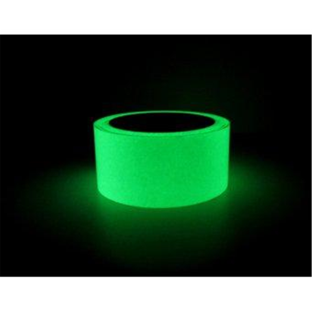 Lukglo Nastro Adesivo Fluorescente Di Carta Bianca Che Si Illumina Al Buio 5mt X 5x2.5 Cm — immagine 2