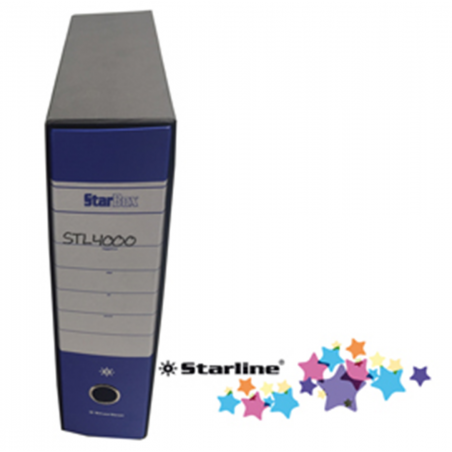 Registratore Starbox Blu Dorso 8cm F.to Protocollo