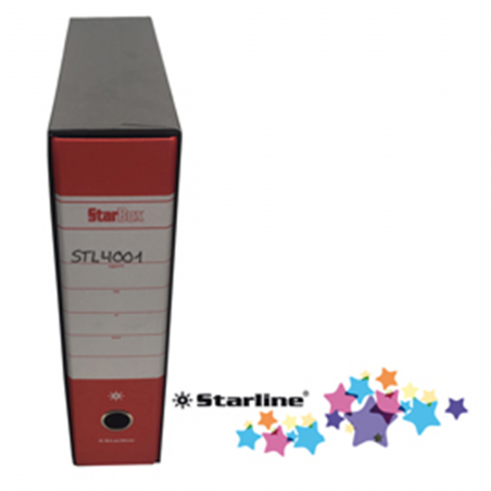 Registratore Starbox Rosso Dorso 8cm F.to Protocollo