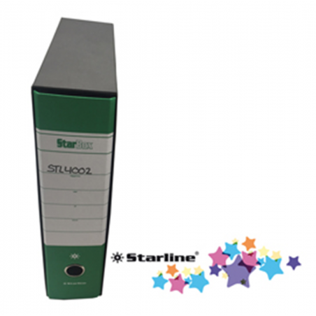 Registratore Starbox Verde Dorso 8cm F.to Protocollo
