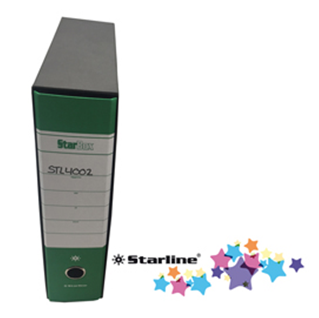 Registratore Starbox Verde Dorso 8cm F.to Protocollo