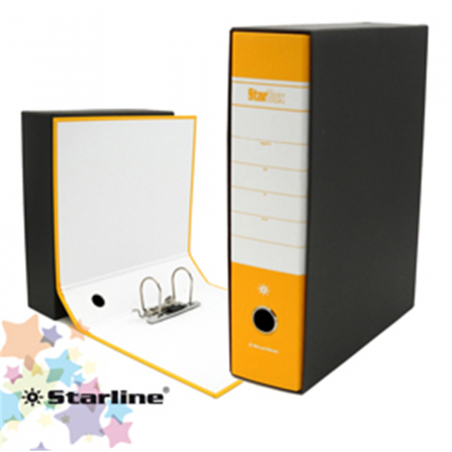 Registratore Starbox Giallo Dorso 8cm F.to Protocollo