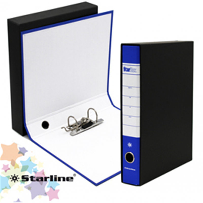 Starline Confezione Pz 18 Registratore Starbox Blu Dorso 5cm F.to Protocollo 