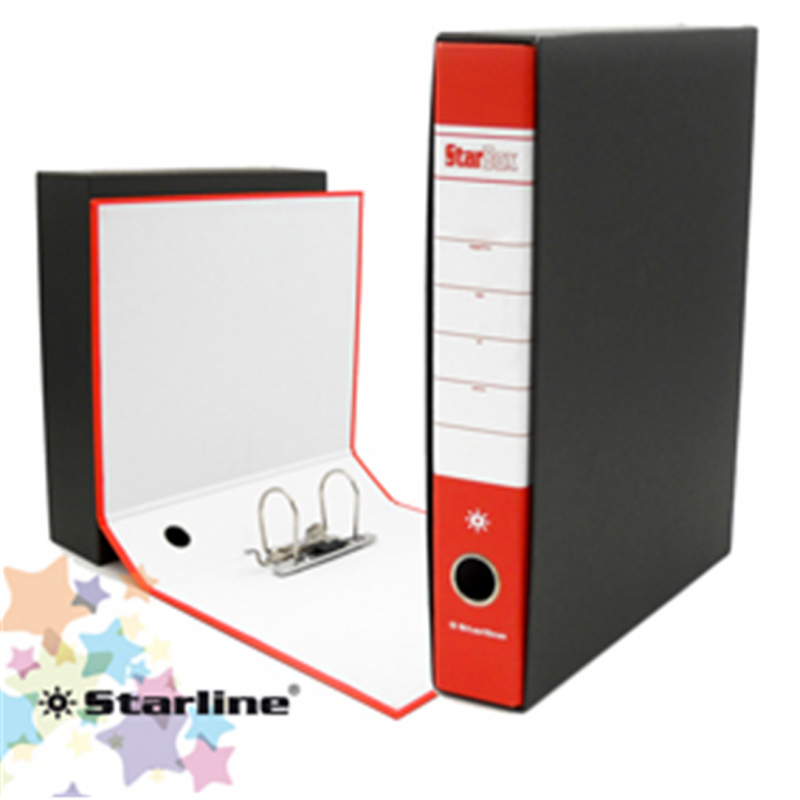 Starline Confezione Pz 18 Registratore Starbox Rosso Dorso 5cm F.to Protocollo 