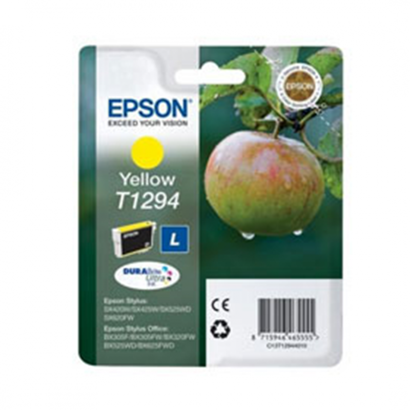 Epson Yellow Cartridge Sx420w Bx305f Bx320fw 7ml-Ref. C13t12944011