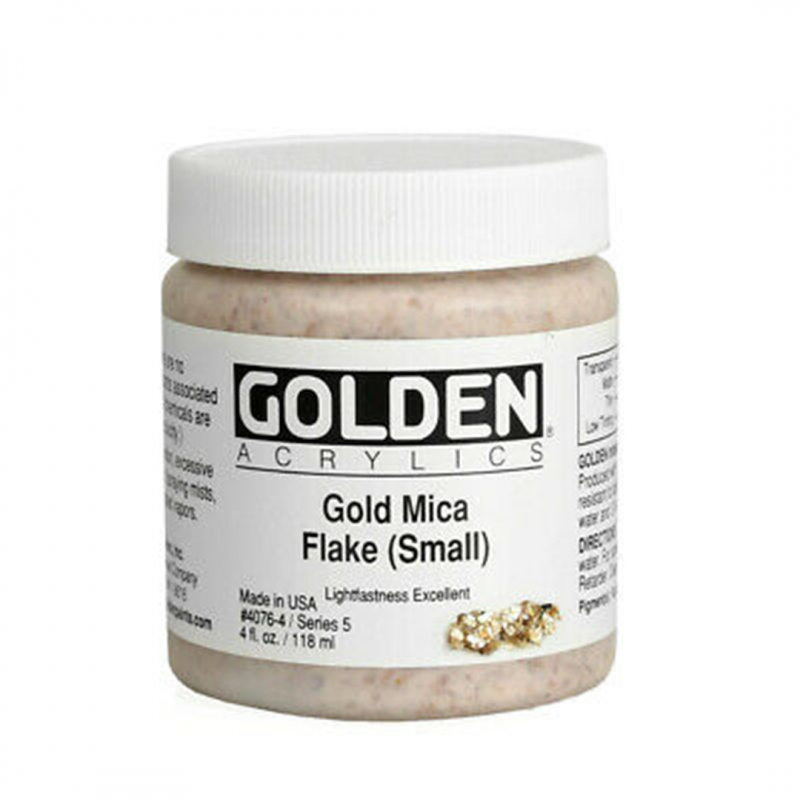 Golden Acrilico Gld Ml119 Sr.5 Irid.-Int. Oro Mica Flake Small