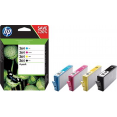 Hp  364 Cmyk Ink Cartridge Combo 4-Pack