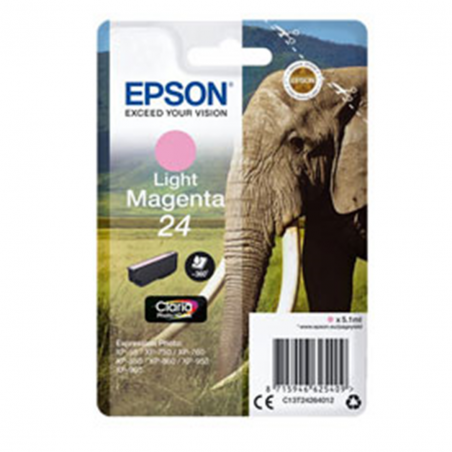 Cartuccia Magenta-Chiaro Claria Photo Hd Serie 24 Elefante