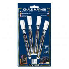 4 Count Liquid Chalk Markers- White