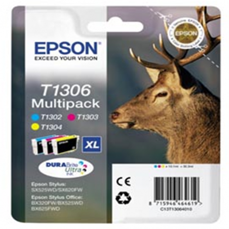 Multipack Contenente 3 Inkj (1 Ciano 1magenta 1giallo) Bx320fw