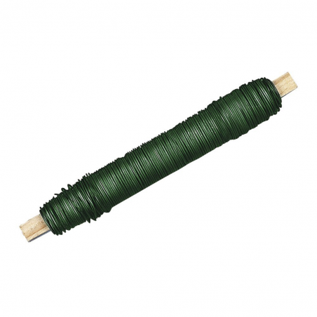 Filo In Metallo Per Fiori 100g Diam. 0,65mm Verde