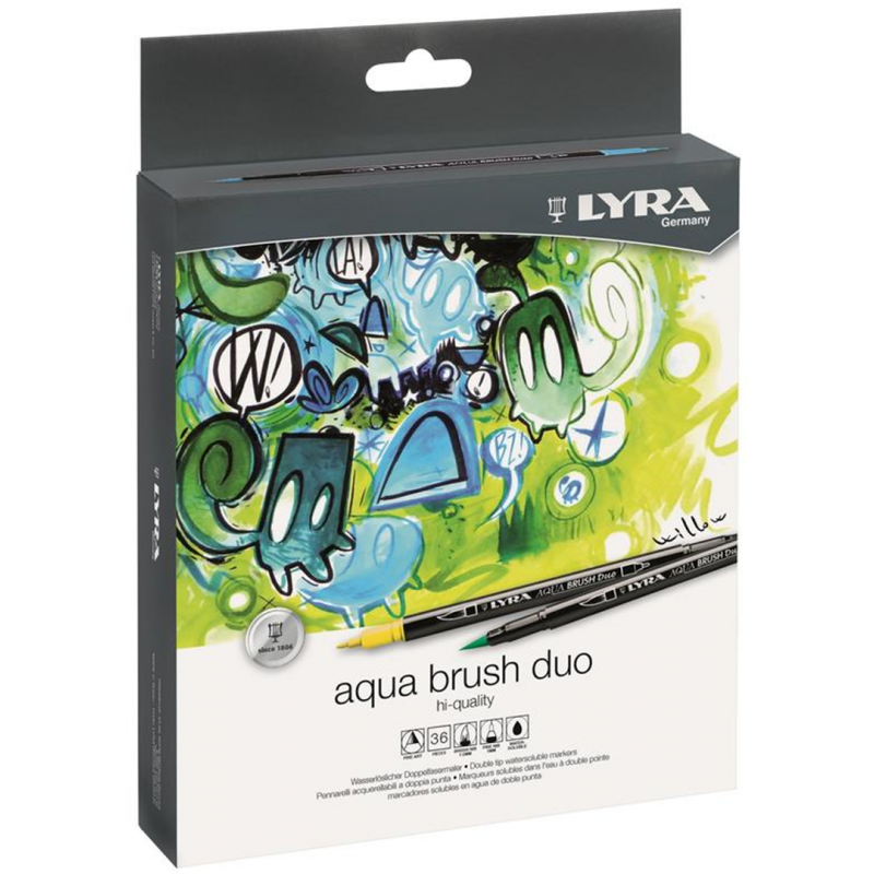 Lyra Confezione Aqua Brush Duo Pezzi 36 Cartone