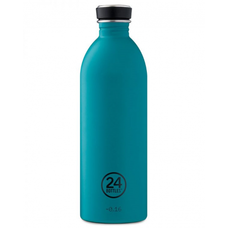 Borraccia Urban 1000ml Acciaio Inox H25.5cm Blu Atlantic Bay