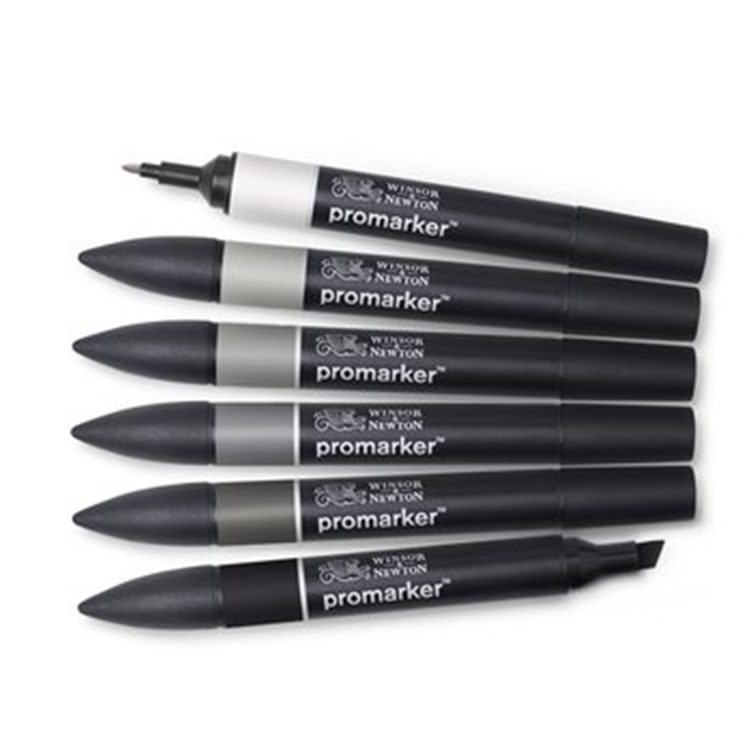W&N Promarker - Set da 6 pennarelli serie Neutral Tones — immagine 5