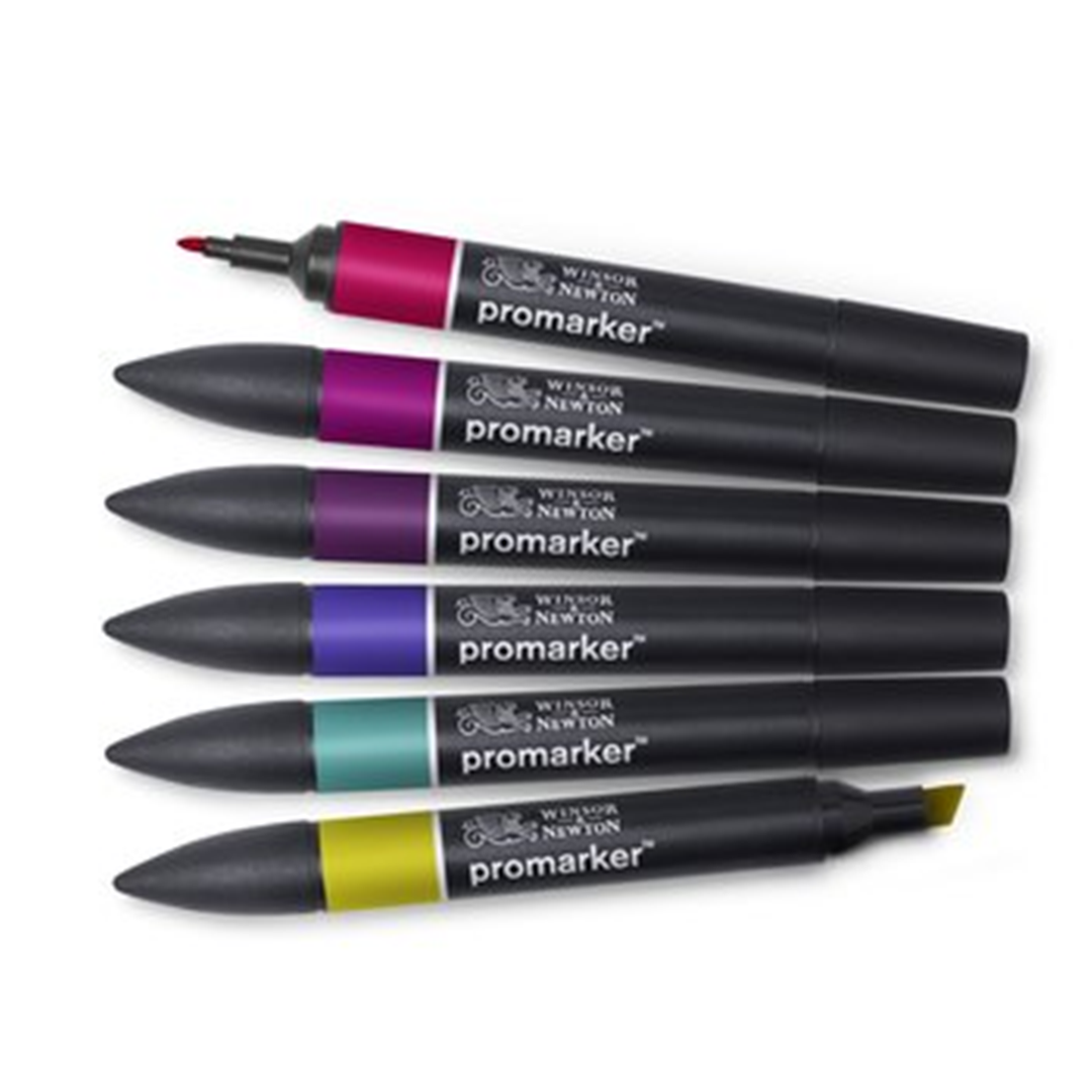 W&N Promarker - Set da 6 pennarelli serie Rich Tones — immagine 7