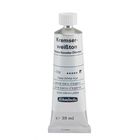 Colore Olio Artist Ml.35 108-Bianco D'Argento
