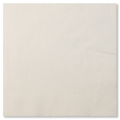 Tovagliolo 33x33 Cm Bianco Righe Bordo Argento