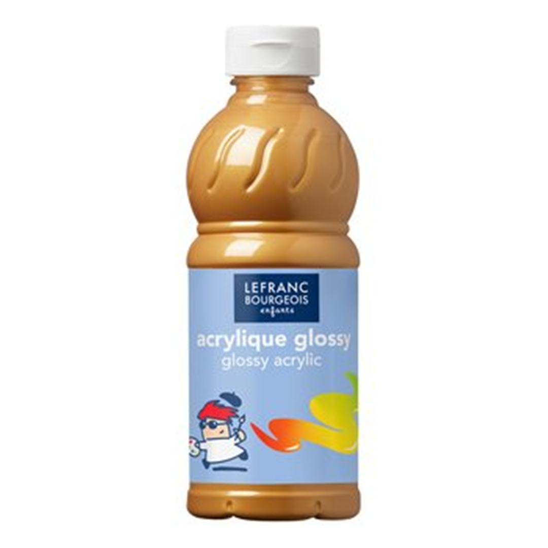 Glossy Acrilico Brillante Flacone Da 500 Ml. - Oro