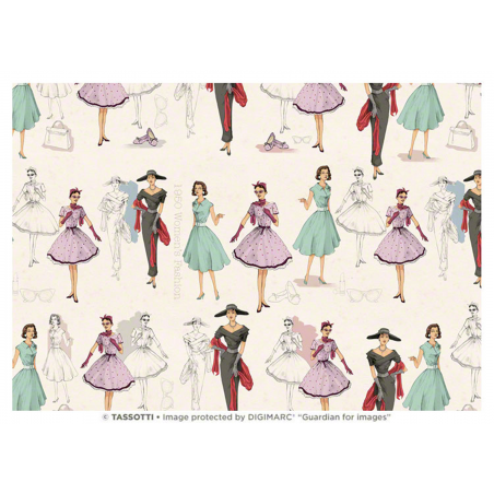 Carta Regalo 70x100  Moda Anni 50