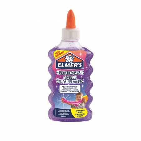 Colla Glitterate Liquida 177ml Viola
