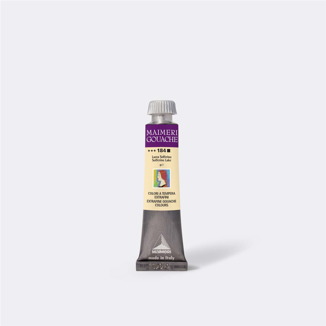 Tempera  Gouache  20 Ml Gruppo: 1   184 Lacca Solferino — immagine 4