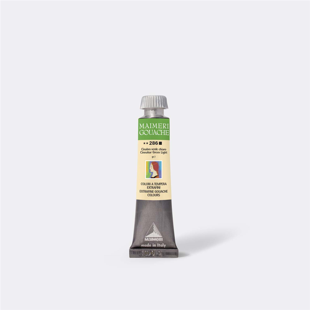 Tempera  Gouache  20 Ml Gruppo: 1   286 Cinabro Verde Chiaro — immagine 3