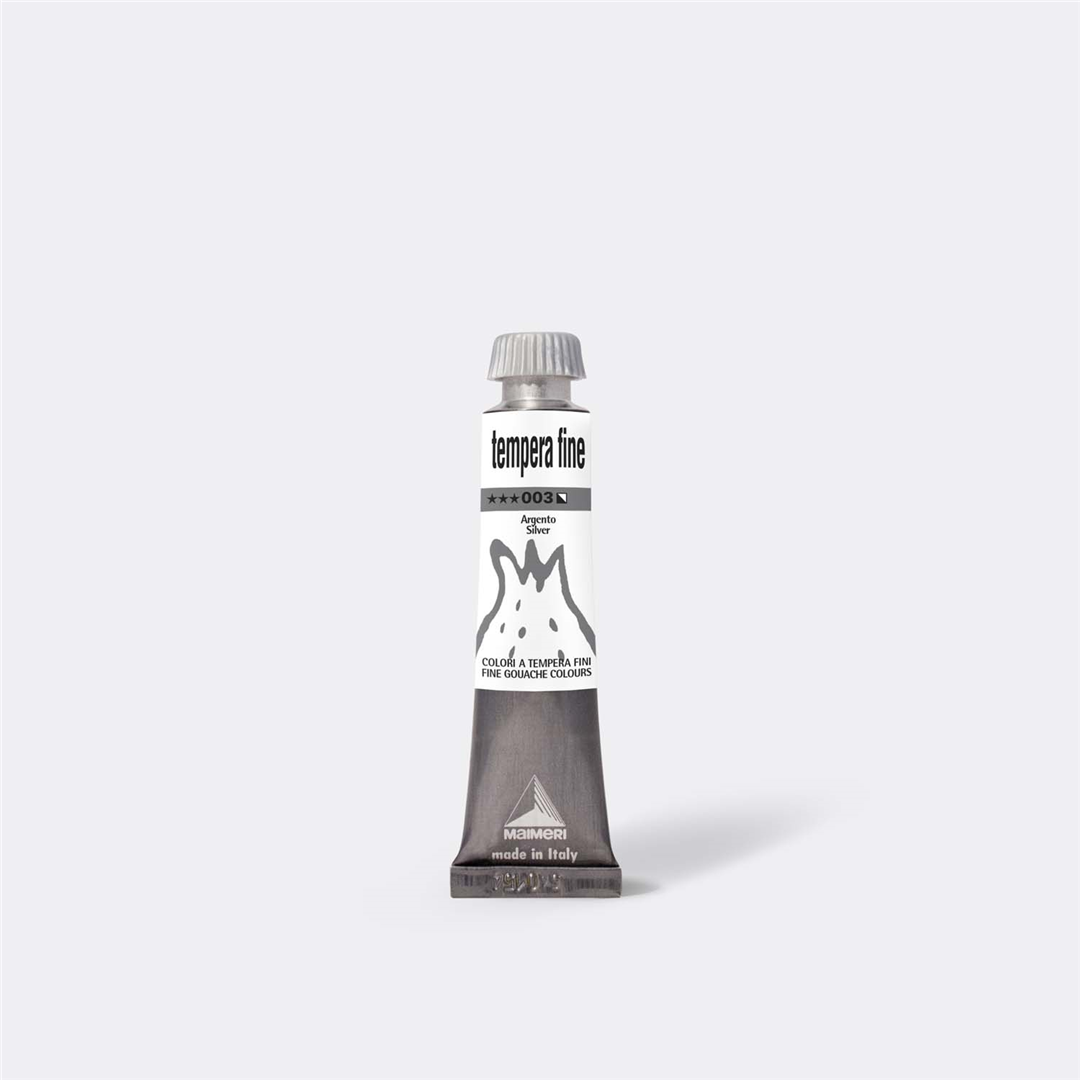 Tempera Fine 20 Ml 003 Argento — immagine 2