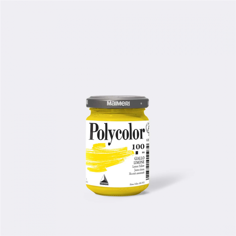 Maimeri Acrilico Polycolor 140 Ml Sr.standard 100 Giallo Limone