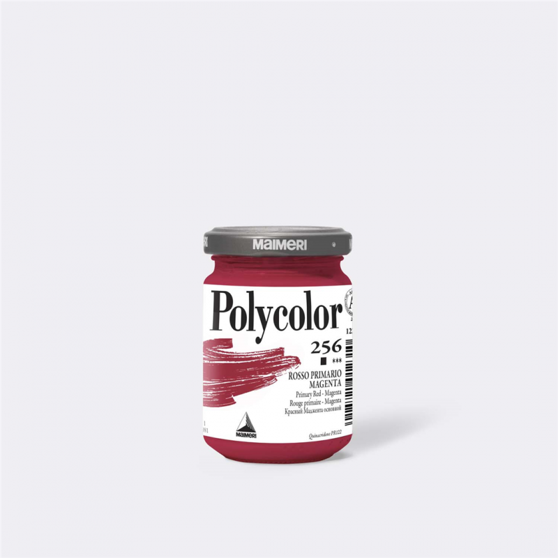 Maimeri Acrilico Polycolor 140 Ml Sr.standard 256 Rosso Primario - Magenta