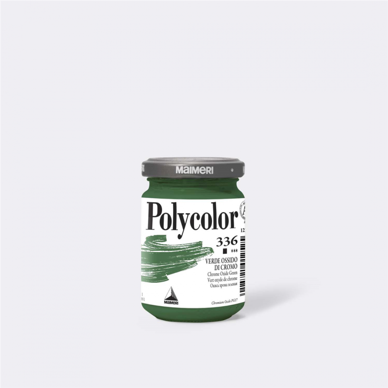 Maimeri Acrilico Polycolor 140 Ml Sr.standard 336 Verde Ossido Di Cromo