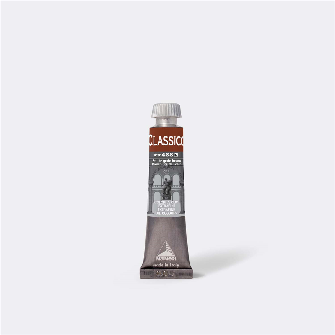 Colori ad Olio Maimeri Classico Stil de Grain Bruno (488) — immagine 3