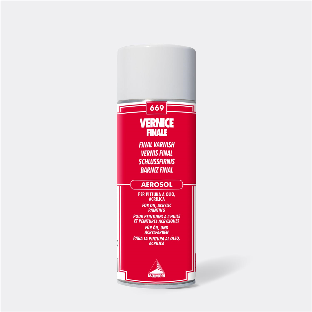 Vernice Fissativo Spray  400 Ml 609 Per Matita, Pastello, Tempera, Acquerello — immagine 3