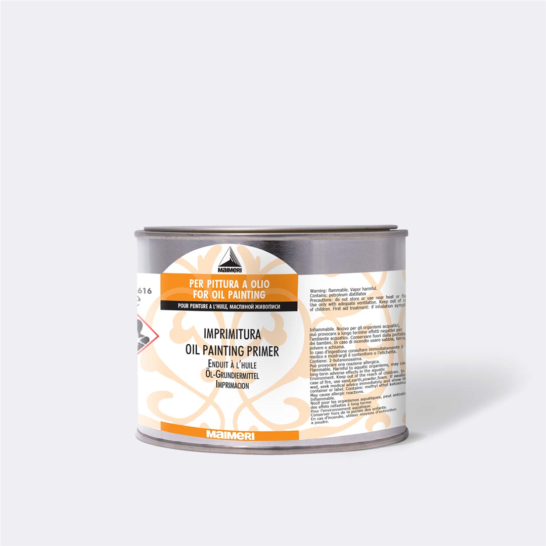 Pasta Imprimitura  500 Ml   Lattina 616 Per Pittura Ad Olio — immagine 2