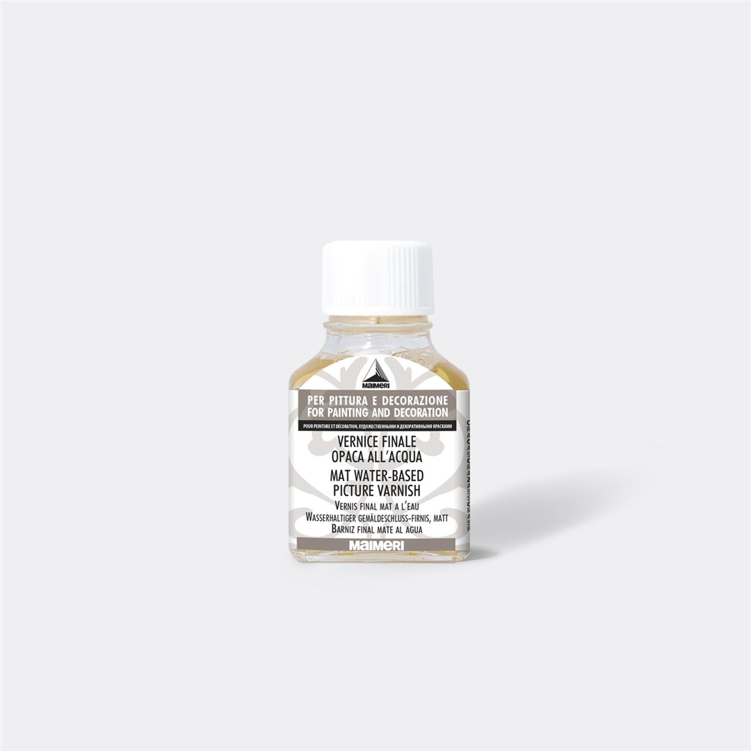 Vernice Finale Opaca All'Acqua  75 Ml 671 Per Pittura Ad Olio E Acrilica — immagine 2