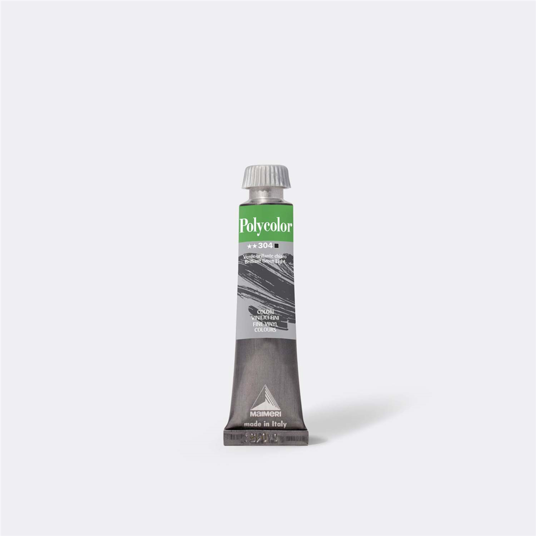 Acrilico Polycolor  20 Ml 304 Verde Brill.ante Chiaro — immagine 3