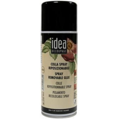 Colla Spray Ml.400 Idea, Riposizionabile, Per Decoupage-Vertecchi Ufficio