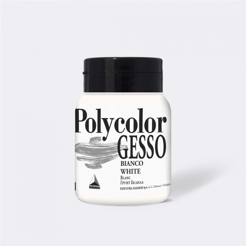 Gesso Acrilico 500 Ml Polycolor 695 Bianco